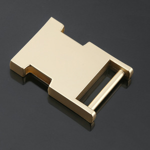 Hebilla de Liberación Lateral de Aleación de Zinc Plateada, Accesorios Duraderos y Ajustables para Bolsos - Product Image 3