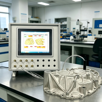 Aluminum Housing Air Gauge 1μm Accuracy IP55 Protection 10" Touch Screen Countertop Measuring Tool for Workshop Testing