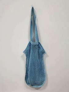 Sacs en coton biologique réutilisables biodégradables, sacs en coton pour légumes, sacs de courses en maille de coton, sacs pour produits avec patch imprimé - Product Image 4