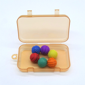 Sáng tạo mới Silicone giảm căng thẳng Đồ chơi lo lắng bóng ngón tay <span class=keywords><strong>Fidget</strong></span> <span class=keywords><strong>Spinner</strong></span> cho tâm trí thư giãn đầy màu sắc bền giác quan bóp - Product Image 5