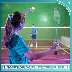 Ensemble <span class=keywords><strong>de</strong></span> raquettes <span class=keywords><strong>de</strong></span> <span class=keywords><strong>badminton</strong></span>, raquettes professionnelles légères avec sac <span class=keywords><strong>de</strong></span> transport pour les jeux en plein air pour la famille et les adultes - Product Image 6