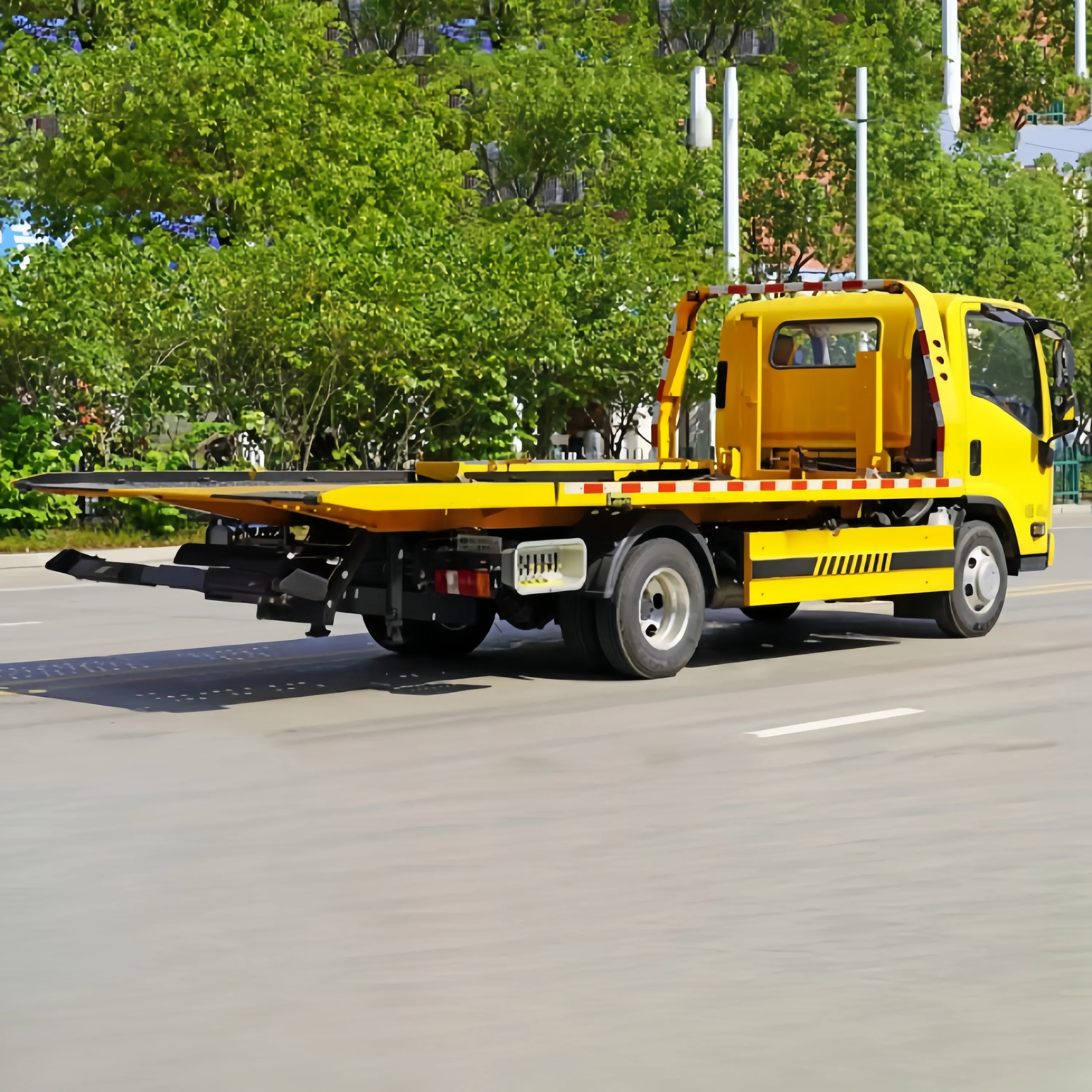 Venta caliente recomendación Isuzu remolque camión 5 toneladas coche portador remolque avería camión