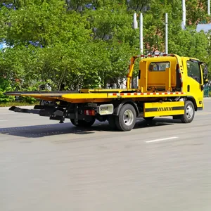 Hot Verkoop Aanbeveling Isuzu Sleepwagen 5 Ton Auto Carrier Trailer Pechwagen