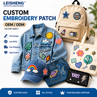 Fabricant de patchs brodés personnalisés à faible MOQ, patchs personnalisés en gros avec logo, à coudre ou thermocollants, OEM ODM pour vêtements, chapeaux, sacs