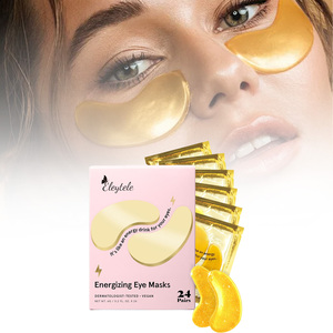 Masque pour les yeux énergisant en or 24 carats en gros, appareil de soin des yeux, traitements des yeux bouffis et des cernes, masque lissant les rides - Product Image 2