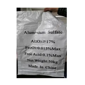 Алюминиевые сульфатные хлопья/порошок/Жидкий без железа/Промышленный 15.8%, 16% мин, 7.5% мин CAS:10043-01-3