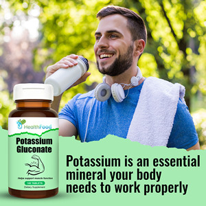 Private Label Potassium Gluconate Tablets for Cellulose Gel Hydration & Electrolyte Balance Potassium Gluconate <b>Supplement</b> - Product Image 6