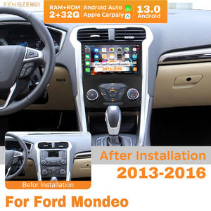 Autoradio Android 13 9 pouces pour <span class=keywords><strong>Ford</strong></span> Mondeo 2013-2016 Lecteur de navigation GPS pour <span class=keywords><strong>Ford</strong></span> Fusion Se Hybrid 2017 CarPlay sans fil - Product Image 1