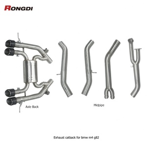 304 Stainless Steel Exhaust Catback for BMW M3 G80 M4 G82 S58 3.0T 2021-2024 Performance Exhaust Pipe - Product Image 3