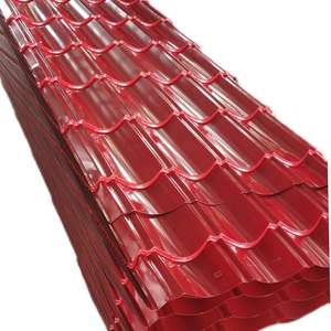 Tôle de couverture en zinc tôle ondulée galvanisée pour toiture en acier PPGI tôle de couverture à revêtement de couleur prix des métaux - Product Image 2