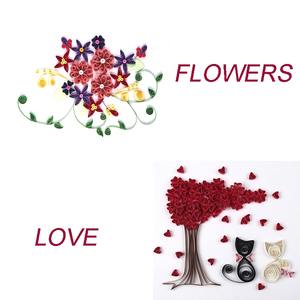 Ventes chaudes 2020 : Motifs <span class=keywords><strong>de</strong></span> <span class=keywords><strong>quilling</strong></span> en papier écologiques et non toxiques, décoratifs faits à la main pour débutants SCHOOLPLUS S30077 Personnalisable - Product Image 5