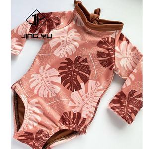 Traje de Baño Protector UPF50+ de Alta Calidad para Niños, Bikini para Niñas, Traje de Baño de una Pieza de Poliéster Personalizado - Product Image 1