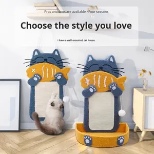 Rascador <span class=keywords><strong>para</strong></span> <span class=keywords><strong>Gatos</strong></span> Grande con Diseño <span class=keywords><strong>de</strong></span> Dibujos Animados, Resistente al Desgaste, <span class=keywords><strong>de</strong></span> Sisal que No Desprende Pelos, Casa <span class=keywords><strong>para</strong></span> <span class=keywords><strong>Gatos</strong></span> Integrada, Estructura <span class=keywords><strong>para</strong></span> Trepar Vertical - Product Image 3