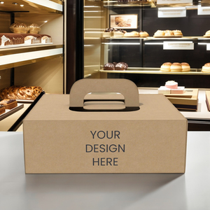 Boîtes à donuts et à gâteaux à étages personnalisées haut de gamme, portables, avec finition mate en carton ondulé - Product Image 3