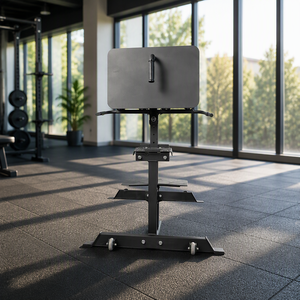 Banco Glute Ham Developer, Silla Romana Ajustable con Marco de Acero, Rodillo para Tobillos Acolchado para Entrenamiento de Fuerza en Casa - Product Image 6