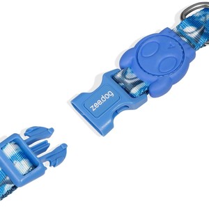 H3D Fly <b>Collar</b> Blue Patterned Adjustable <b>Pet</b> Dog <b>Collar</b> - Product Image 2