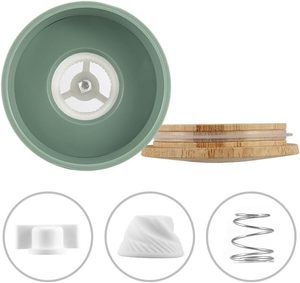 Moulin à épices manuel en bois avec couvercle en bambou, moulin à sel et à poivre, ensemble de fabricants d'origine, moulin à sel et à poivre - Product Image 4