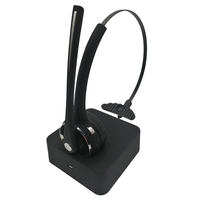 Headset Nirkabel M9 Dengan Mikrofon Peredam Kebisingan, Speaker HD, dan Dock Pengisian Daya Independen