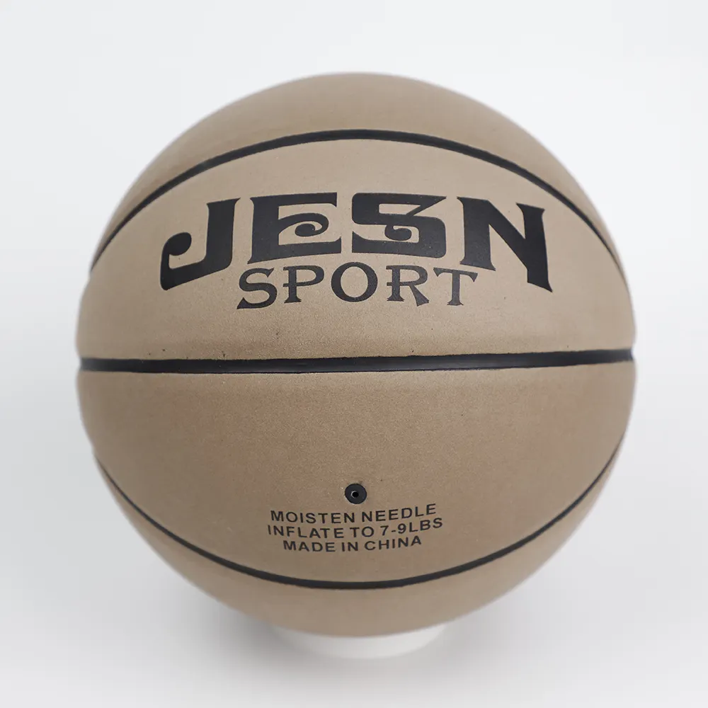 Factory Outlet Durable Official Size 6 PU Laminated Indoor Basketball for Training