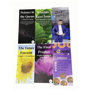 LB328 kustom A4 A5 A6 iklan promosi bisnis selebaran kualitas tinggi kertas berlapis lipat tiga layanan cetak brosur - Product Image 5