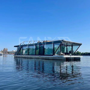 Fanye Electric Aluminium Small à Guangzhou Shenzhen, maison flottante avec ponton et deuxième étage, construction aquatique, maison-<span class=keywords><strong>bateau</strong></span> - Product Image 4
