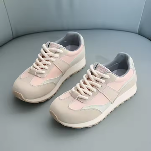 Zapatos Casuales Cómodos para Caminar para Mujer, Zapatillas con Parte Superior de Cuero Vacuno, Diseño Deportivo Cálido, Transpirables y Resistentes al Desgaste - Product Image 3