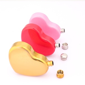 新しいステンレススチール丸型ワインポットビジネスギフト屋外男性用ポータブルワインポット - Product Image 3