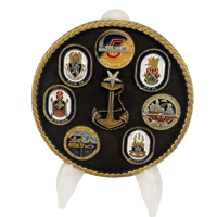Pièce de monnaie commémorative moderne de haute qualité, personnalisée, en laiton plaqué or, avec logo 3D en relief et émail souple ou dur, pour