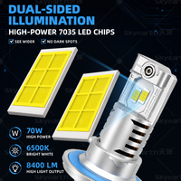 Faro LED para Camión L1 H13, IP68 Impermeable, 9-32V, Controlador Estable, Blanco Brillante, Refrigeración por Tubo de Cobre, Venta al Por Mayor