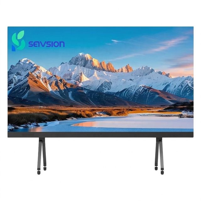 P1.25 All in One Cob Indoor Led Video Wall 108 135 163 Inch Mobile Touch Conference Room Led  Screen Smart COB Led Display