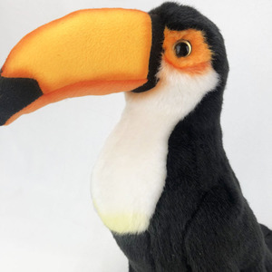 Giocattoli di peluche Toucan personalizzati di simulazione <span class=keywords><strong>tucano</strong></span> giocattoli di peluche di peluche di peluche di animali selvatici bambola di vita di mare giocattoli imbottiti cuscino portachiavi regalo - Product Image 4