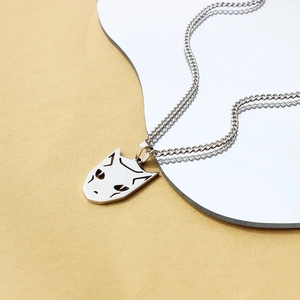 Collar de Anime <span class=keywords><strong>Kira</strong></span> Yoshikage Cosplay Unisex colgante de acero inoxidable gargantilla accesorios de joyería nuevos estilos - Product Image 4