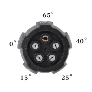 Pistola de alta pressão com bico 5 em 1 e conjunto de adaptadores da série K 4000PSI Pistola de pulverização lavadora de alta pressão - Product Image 3