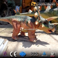 Benim Dino L-76 gerçekçi robotik dinozor bebek satılık Triceratops