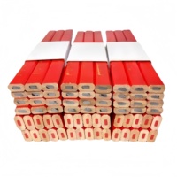 Crayons de charpentier OEM pour la construction et le travail du bois avec noyau extra dur en graphite noir ou rouge pour garantir le marquage