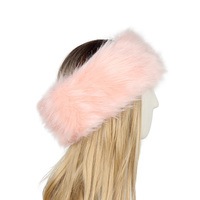 Bandeau moelleux pour femmes et hommes, bandeau en fourrure, cache-oreilles en fourrure russe, turban élastique, couvre-chef large, accessoires de chapeaux de ski