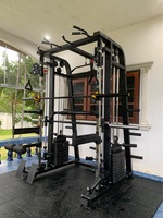 Smith machine entraîneur intégré portique multifonctionnel maison oiseau équipement de fitness commercial banc presse squat rack