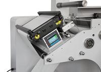 Machine de découpe numérique à étiquettes DIC350, découpeuse de rouleaux autocollants, avec fonction de refendage et de laminage