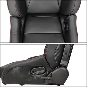 JIABEIR Universal 1095 Driver Car in pelle di alta qualità regolabile Sport Simulator Gaming Sim Racing Seats - Product Image 5