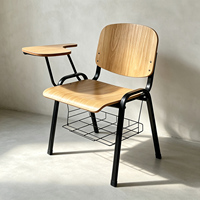 Meubles scolaires, bureau d'étude pour enfants, table pliable et chaise d'apprentissage pour étudiants avec tablette inclinable, tablette d'écriture pour la salle de classe
