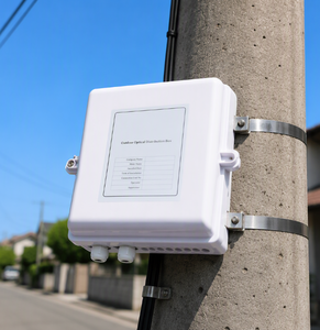 กล่องต่อสายไฟเบอร์ออปติก FASO 1X16 คอร์เทอร์มินัล บ็อกซ์ FTTH กล่องกระจายสายไฟเบอร์ออปติก 16 พอร์ต NAP FAT FDB ODB กล่องต่อสายไฟเบอร์ภายนอกอาคาร - Product Image 1