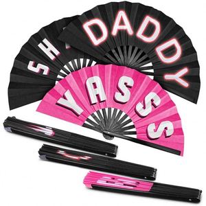 Custom Logo Printed Foldable Hand Fan Made in China Durable Plastic PP Business Gift with <b>Keychain</b> <b>Anime</b> Animal Pattern - Product Image 5
