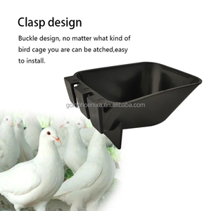 YYC disesuaikan plastik cangkir kandang burung unggas pakan cangkir air ayam merpati pengumpan untuk kandang - Product Image 3