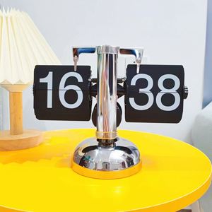 Retro Page Turning Table <b>Digital</b> Flip Desk&Table <b>Clock</b> - Product Image 3