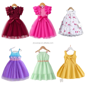 Vendita all'Ingrosso di Abiti Estivi per <span class=keywords><strong>Ragazze</strong></span> con Maniche Volanti, Eleganti e Casual per Balli, Vestiti Eleganti per <span class=keywords><strong>Ragazze</strong></span> - Product Image 3