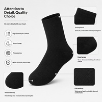 Chaussettes mi-mollet en coton tricoté imperméables pour activités de plein air : ski, course à pied, cyclisme, camping, sports aquatiques, respirantes