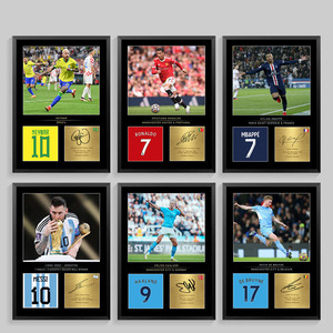 Poster di Calciatori Famosi all'Ingrosso: Cristiano Ronaldo, <span class=keywords><strong>Lionel</strong></span> <span class=keywords><strong>Messi</strong></span>, Kylian Mbappé, Neymar, Arte Decorativa per Negozi di Lotterie - Product Image 1