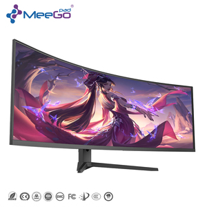 Écran <span class=keywords><strong>PC</strong></span> <span class=keywords><strong>incurvé</strong></span> <span class=keywords><strong>grand</strong></span> format 49 pouces, résolution 5K, 165 Hz, dalle VA, temps de réponse 5 ms, 100 % sRGB, câbles DP et HD inclus, support inclus, expérience immersive - Product Image 1