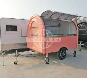 Customized Stainless Steel Fast Food Catering Truck <b>Small</b> Portable <b>Kitchen</b> Ice Cream Snack Outdoor Use Rust Resistant Insulated - Product Image 2