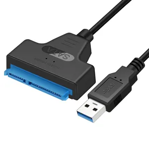 Dongguan Guangying 20cm USB 3.0 to SATA 22Pin External Converter Cable for 2.5" SATA Drives External Hard Drive Adapter